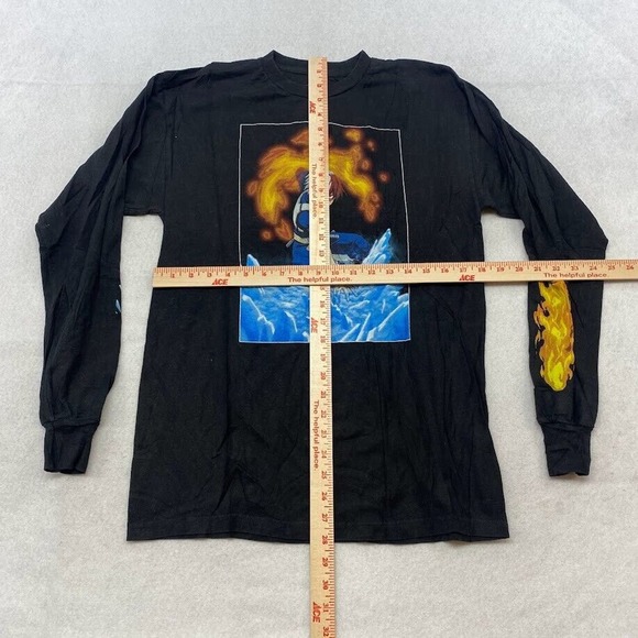 My Hero Academia Shoto Todoroki Graphic Tee Thrifted Vintage Style Size M - Picture 3 of 6